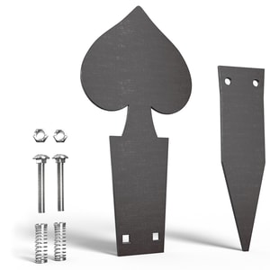 Spade - Deck of Cards - 3/8" AR500 Steel