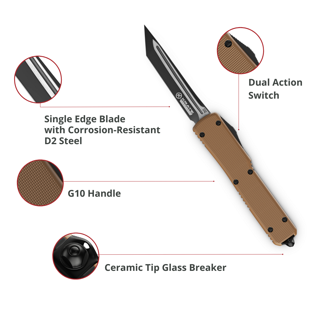 Sandstorm (4) otf krate tactical knife