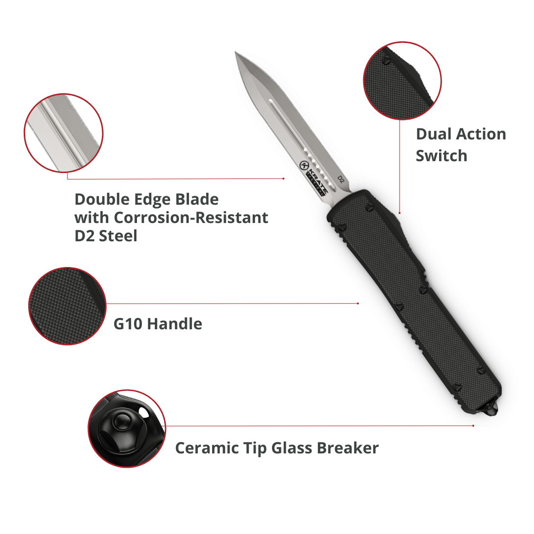 Ghost otf krate tactical knife