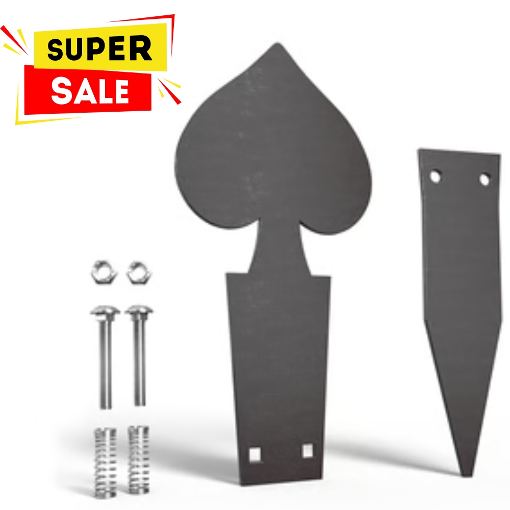 Spade - Deck of Cards - 3/8" AR500 Steel