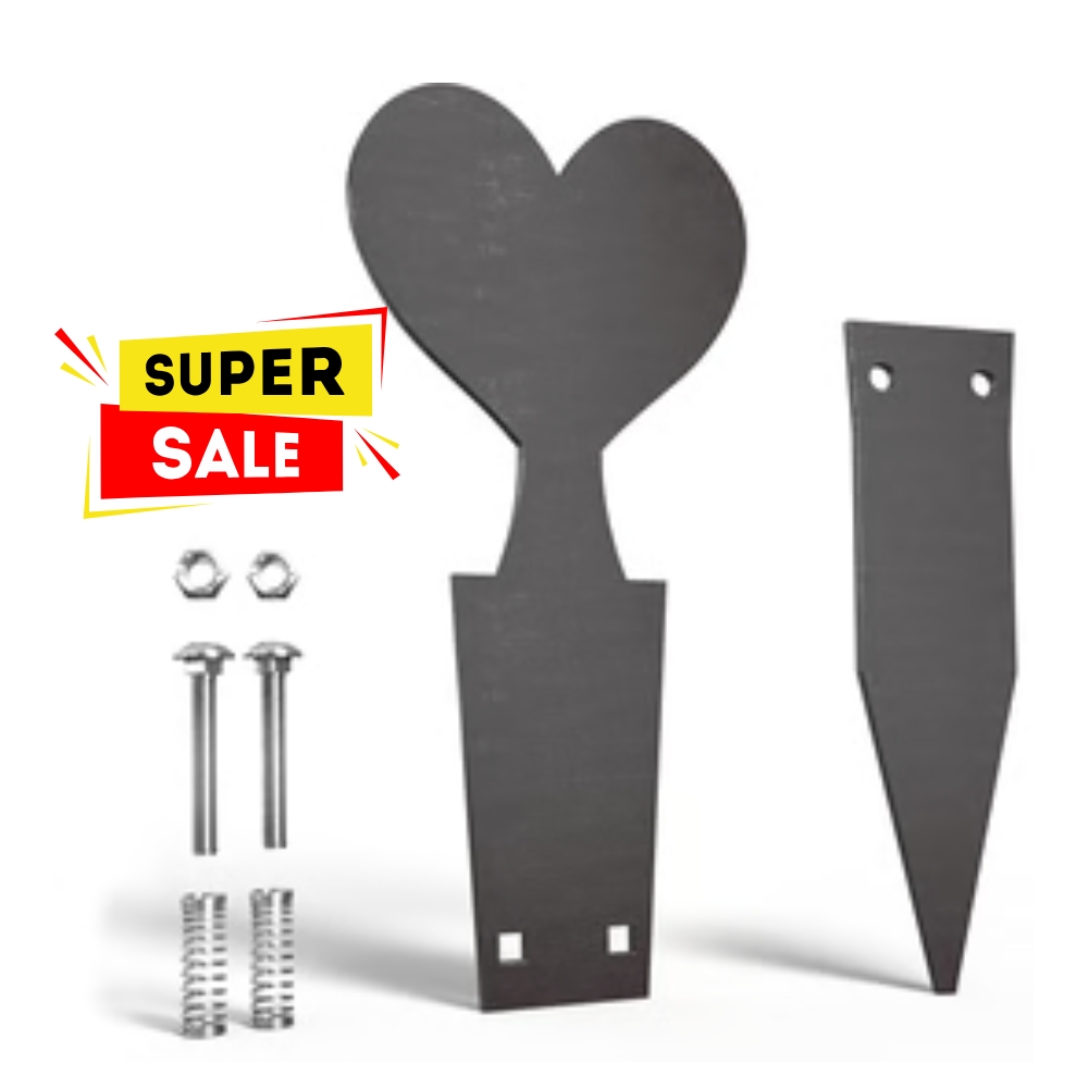 Heart - Deck of Cards - 3/8" AR500 Steel