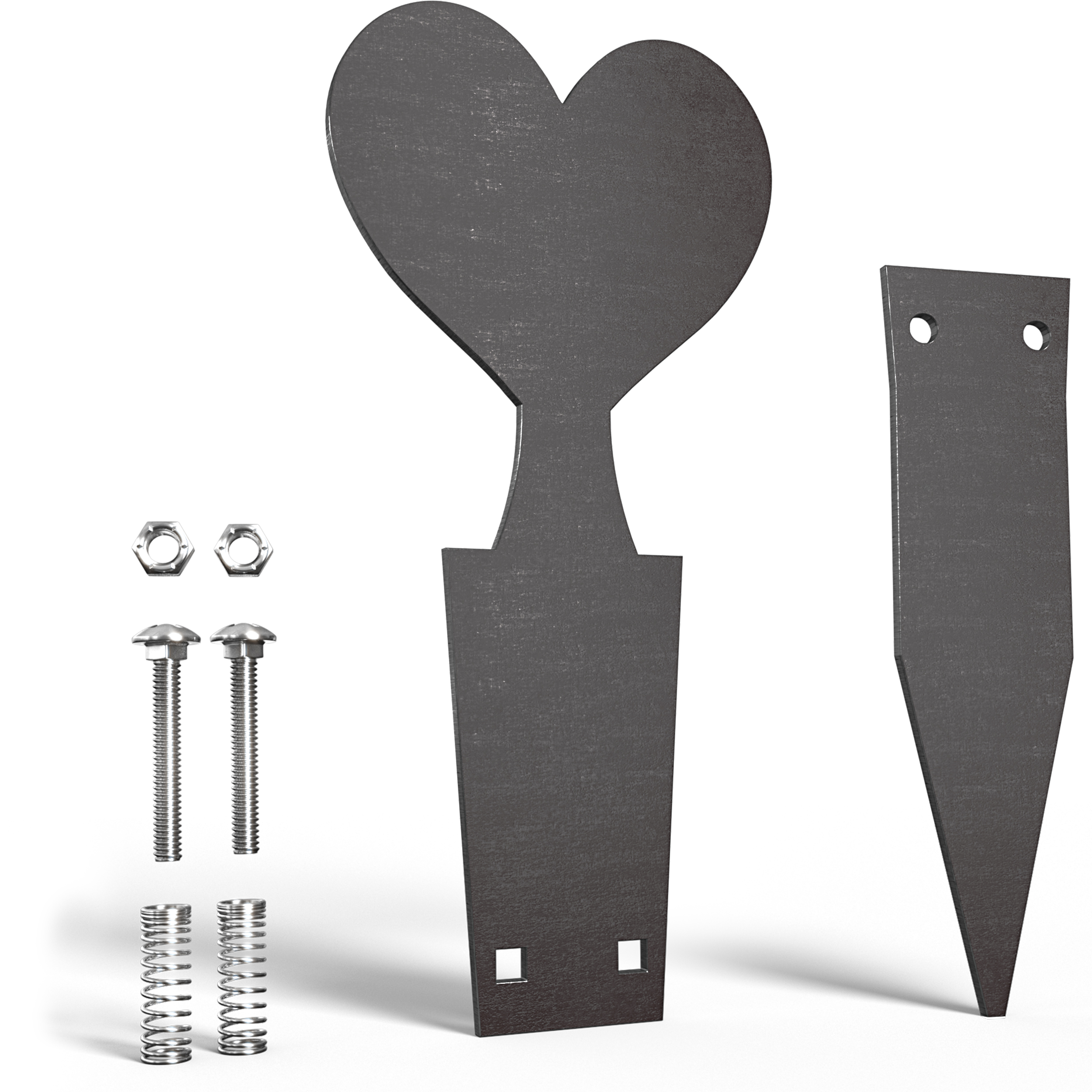 Heart - Deck of Cards - 3/8" AR500 Steel